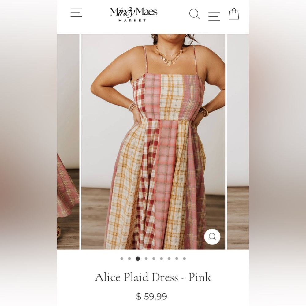 Mindy Mae’s Pink Patchwork Dress